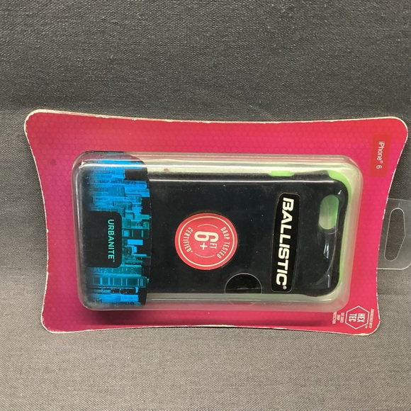 BALLISTIC URBANITE IPHONE 6  CASE COLOR: BLACK AND NEON GREEN NWT - Picture 7 of 8